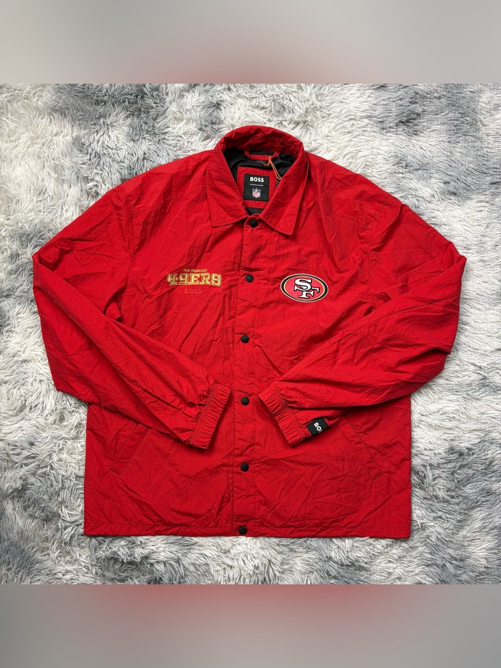Hugo Boss x NFL San Francisco 49ers Otto Coaches Jacket